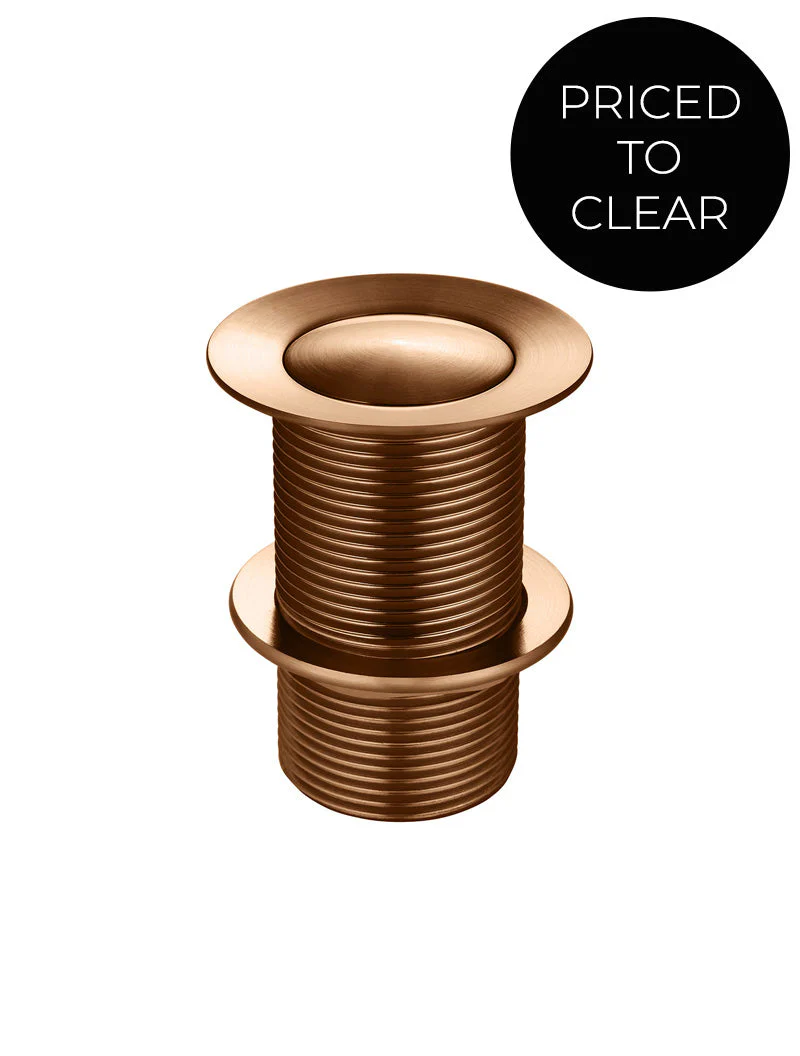 Basin Pop Up Waste 32mm - No Overflow / Unslotted - Lustre Bronze