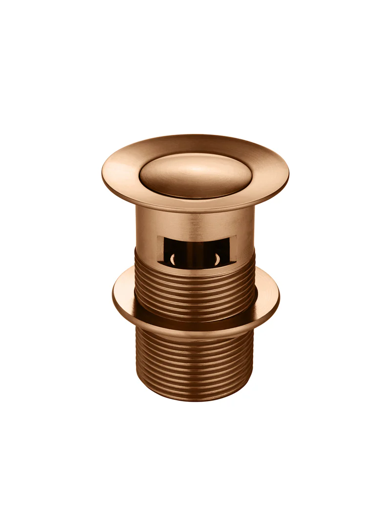 Basin Pop Up Waste 32mm - Overflow / Slotted - Lustre Bronze - Image 4