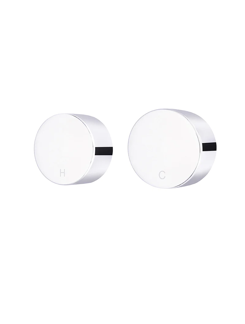 Circular Wall Taps - Polished Chrome - Image 4