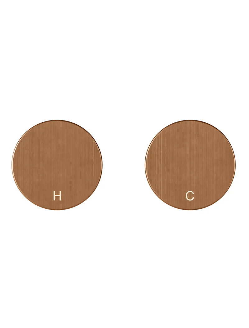 Circular Wall Taps - Lustre Bronze - Image 2