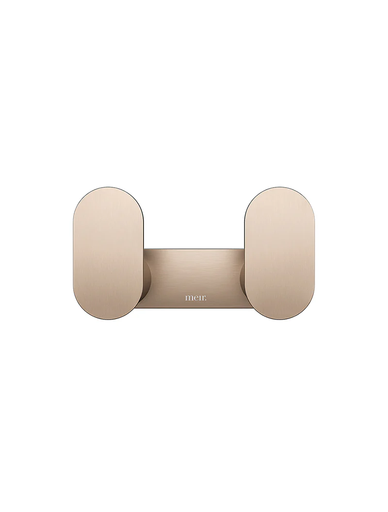 Curvaé Double Robe Hook - Champagne - Image 2