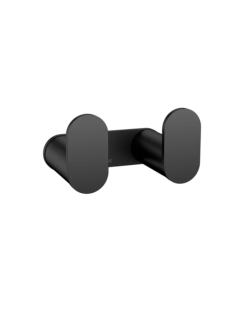 Curvaé Double Robe Hook - Matte Black - Image 4