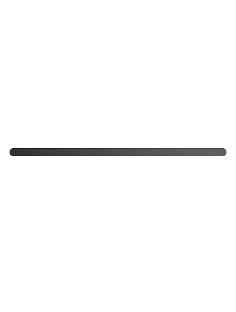 Curvaé Double Towel Rail 800mm - Matte Black - Image 3