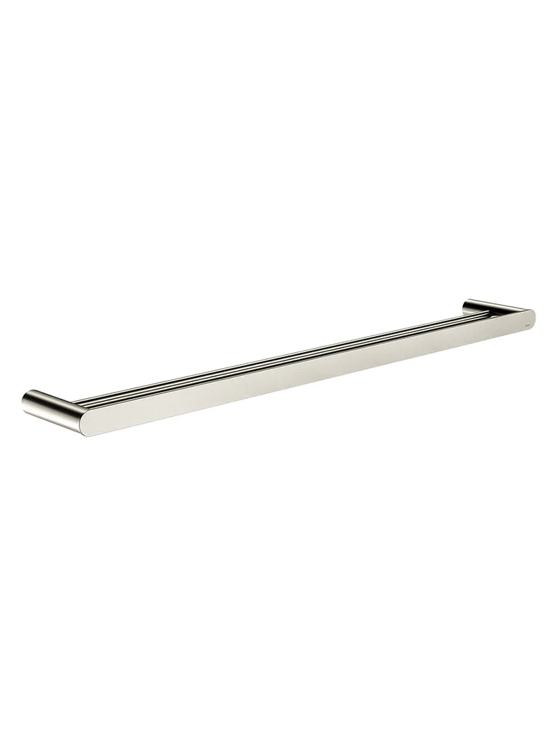 Curvaé Double Towel Rail 800mm - PVD Brushed Nickel - Image 4