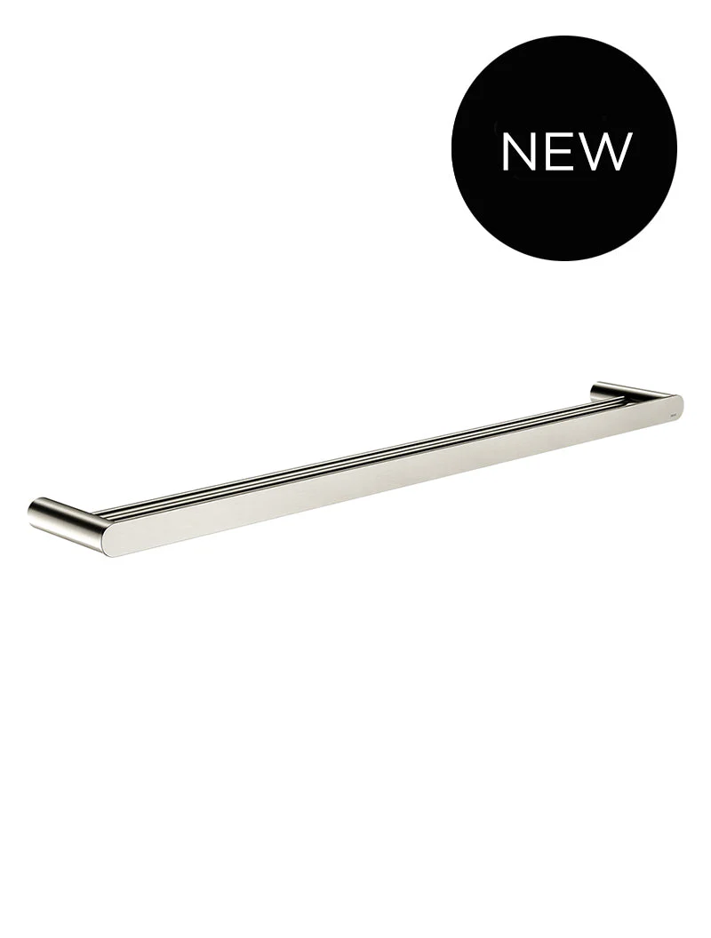 Curvaé Double Towel Rail 800mm - PVD Brushed Nickel - Image 5
