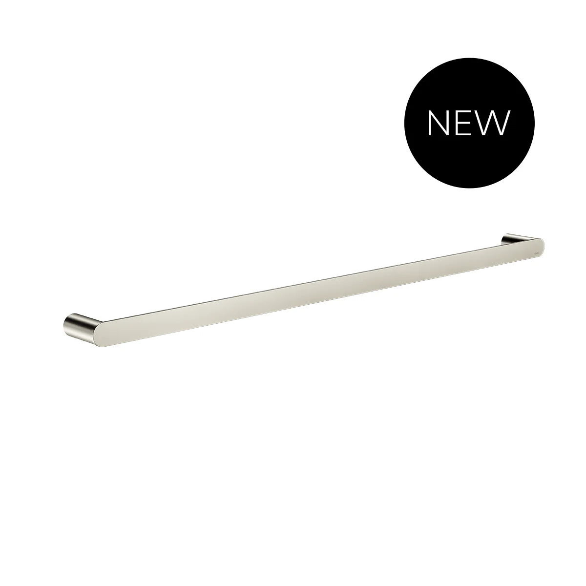 Curvae Single Towel Rail 800mm - PVD Brushed Nickel
