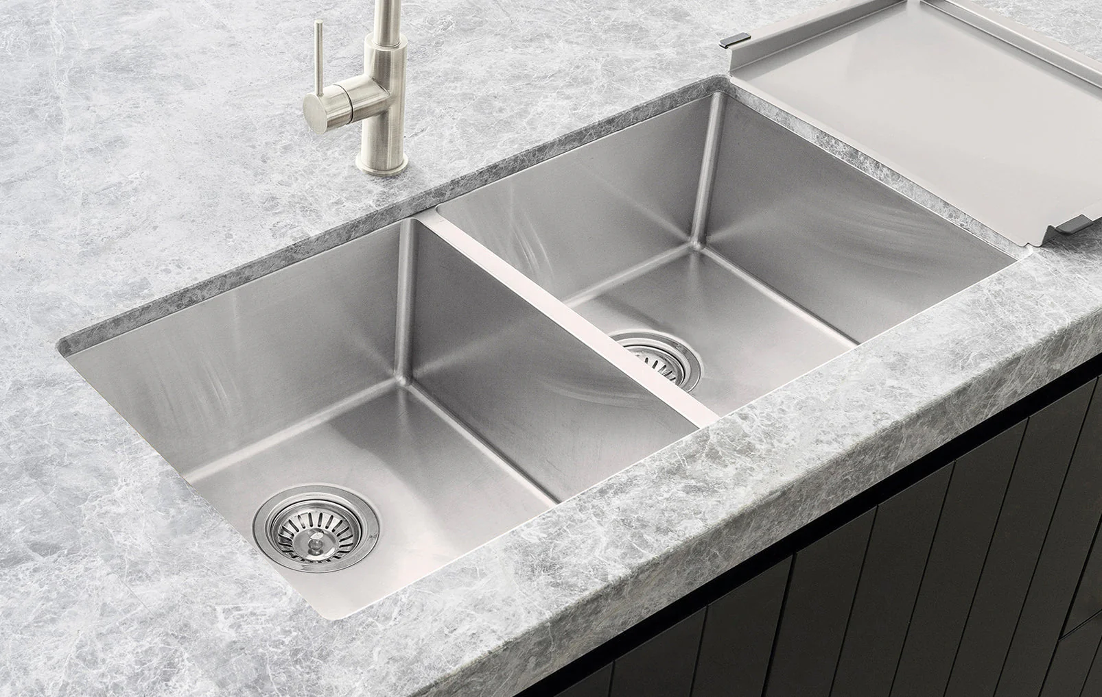 Lavello Dish Draining Tray - PVD Brushed Nickel - Image 3