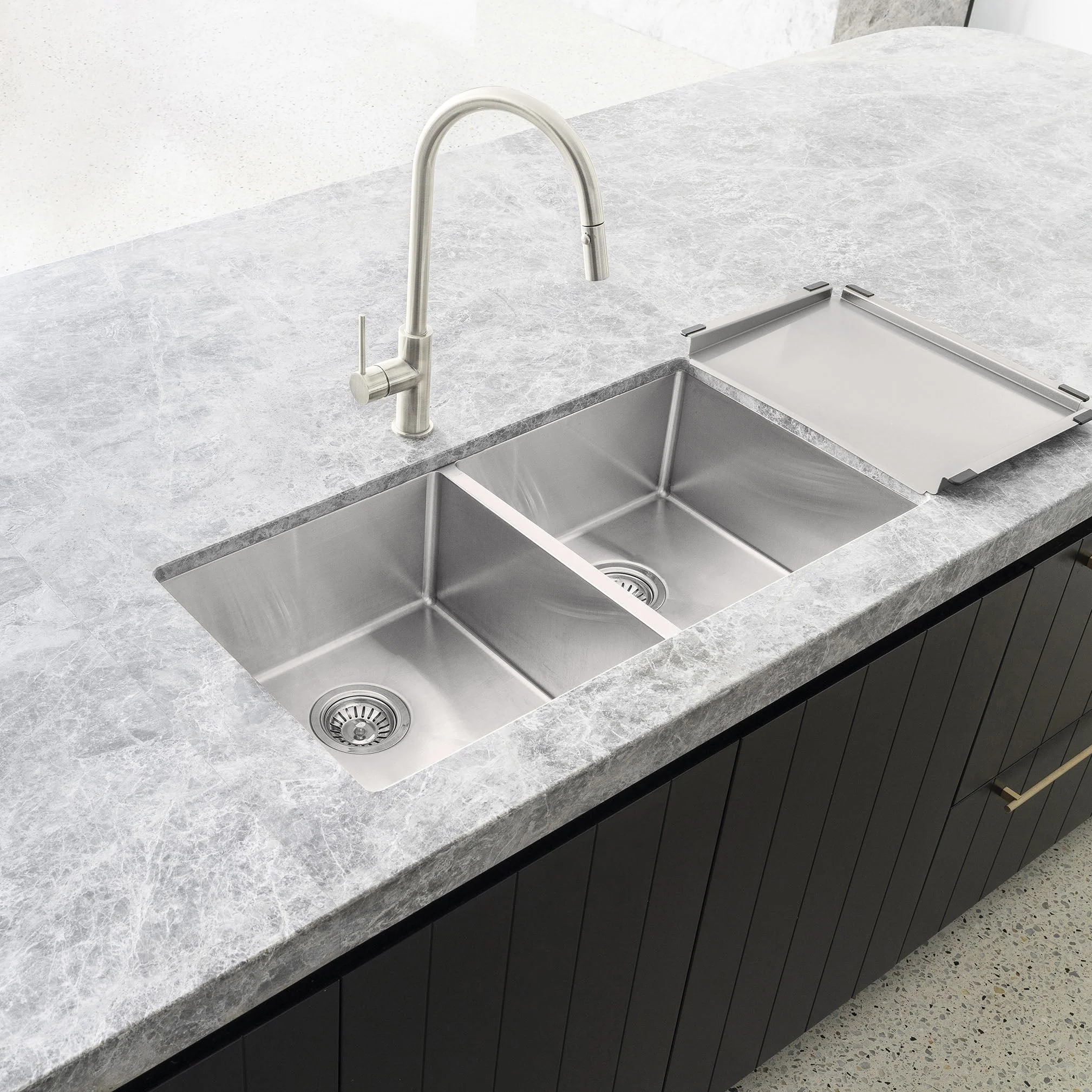 Lavello Dish Draining Tray - PVD Brushed Nickel - Image 5