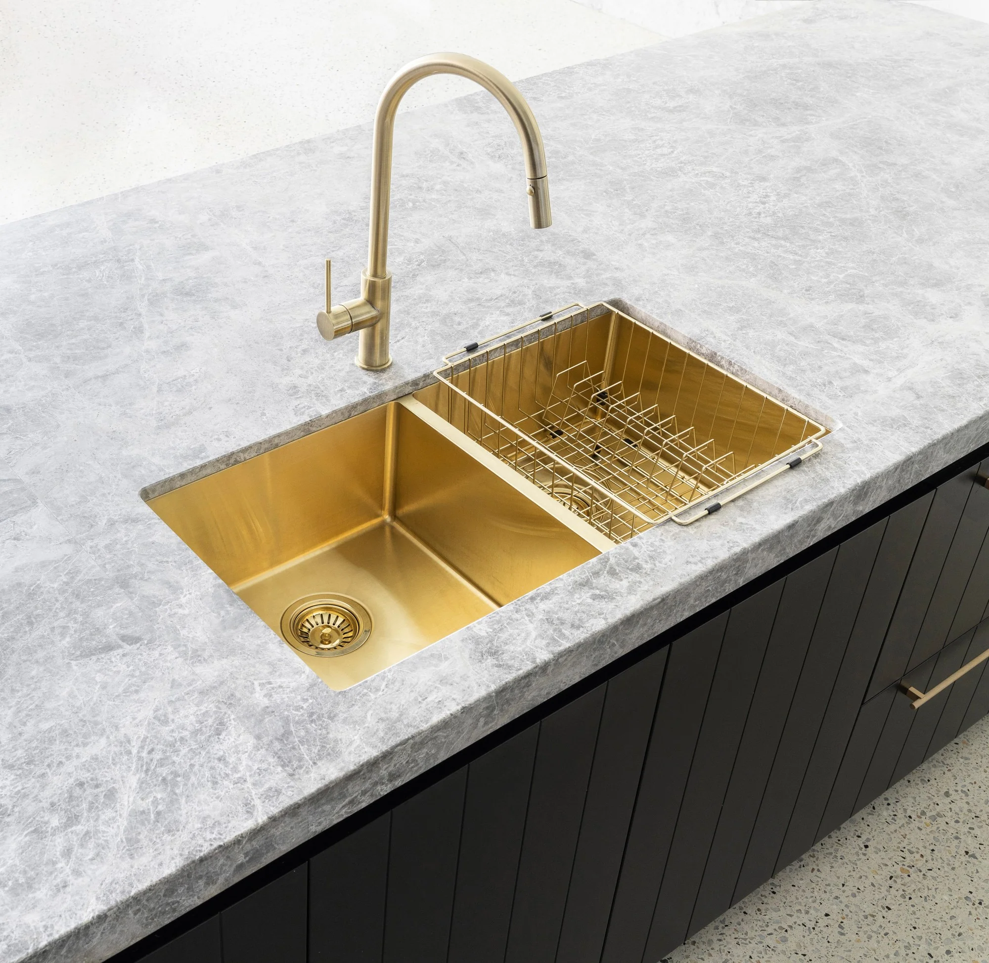 Dish Rack - PVD Brushed Bronze Gold - Image 2