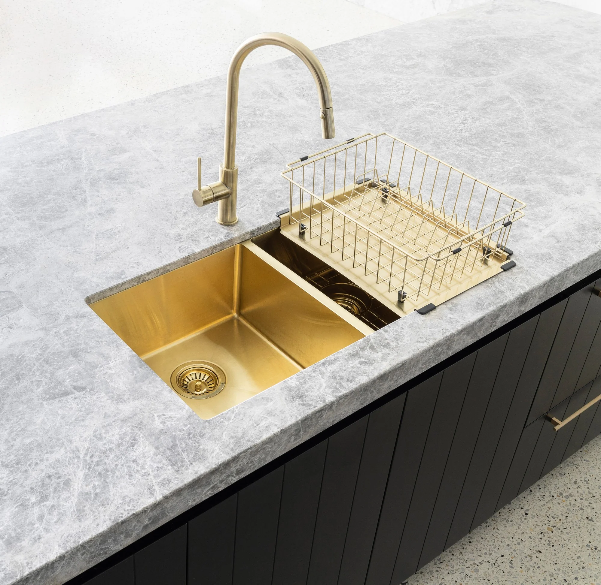Dish Rack - PVD Brushed Bronze Gold - Image 6