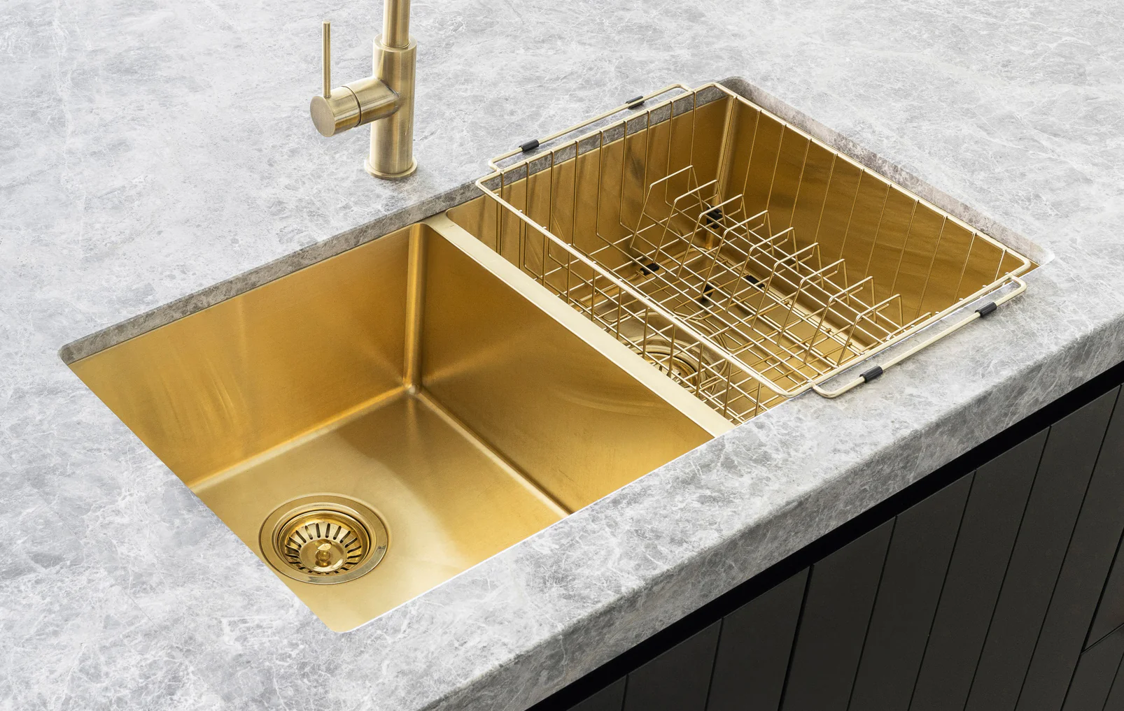 Dish Rack - PVD Brushed Bronze Gold - Image 7