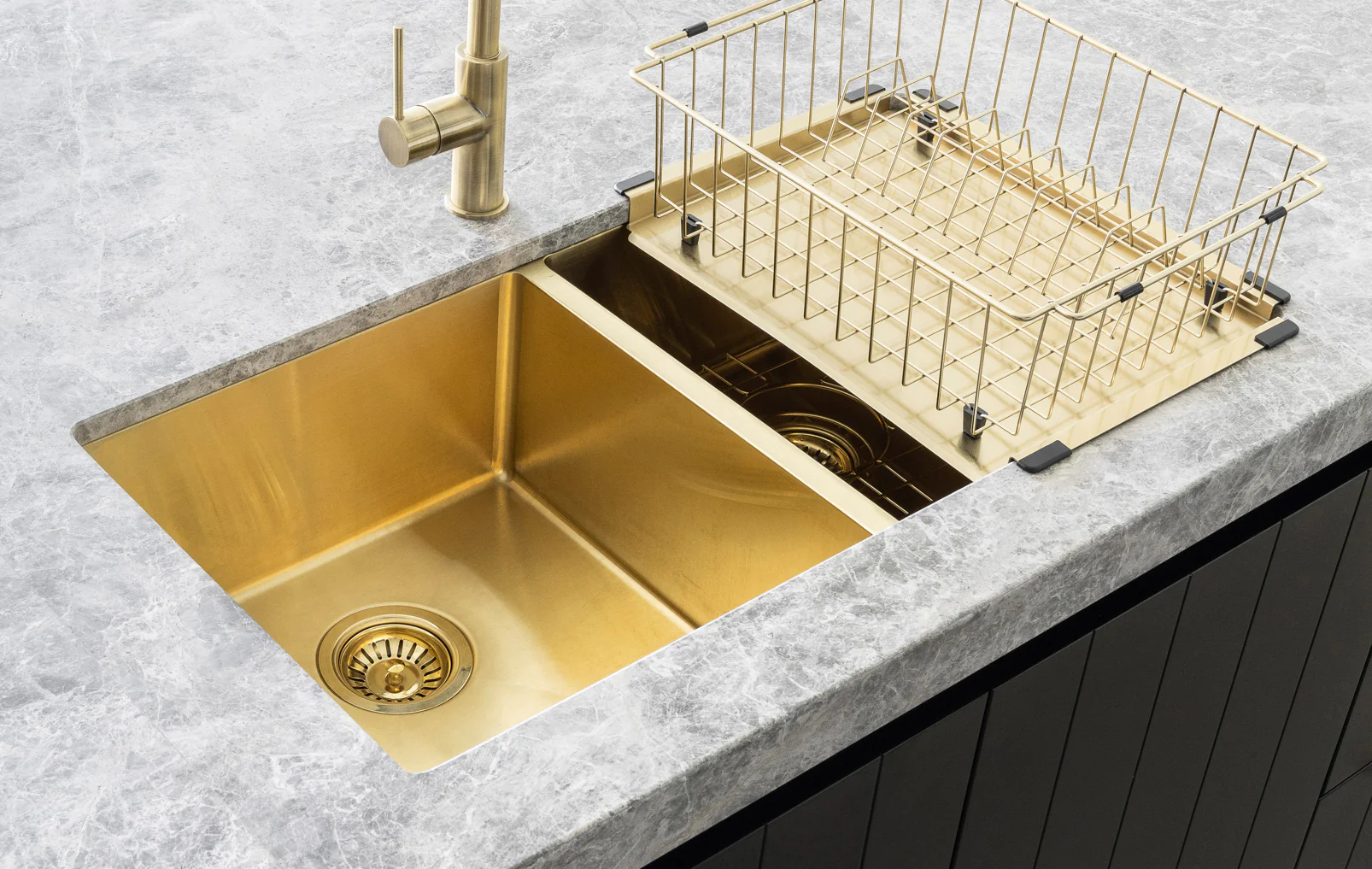 Dish Rack - PVD Brushed Bronze Gold - Image 8