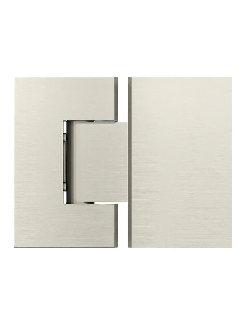 Glass to Glass Shower Door Hinge - PVD Brushed Nickel - Image 2