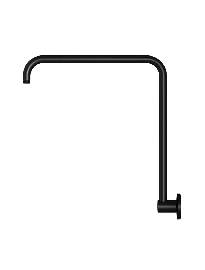 High Rise Shower Arm - Matte Black - Image 2