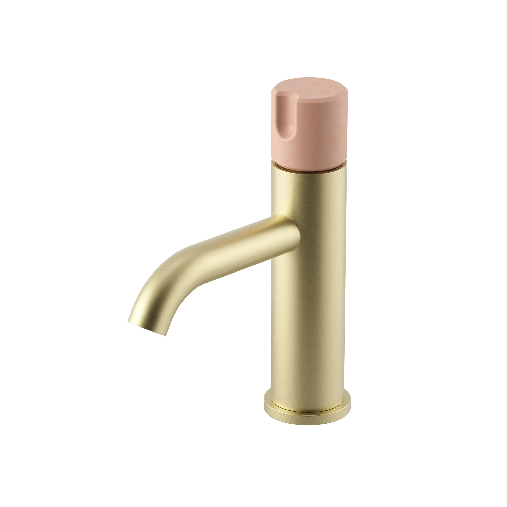 Meir X Nood Co. Alchemy Series Progressive Basin Mixer - Tiger Bronze x Blush Pink