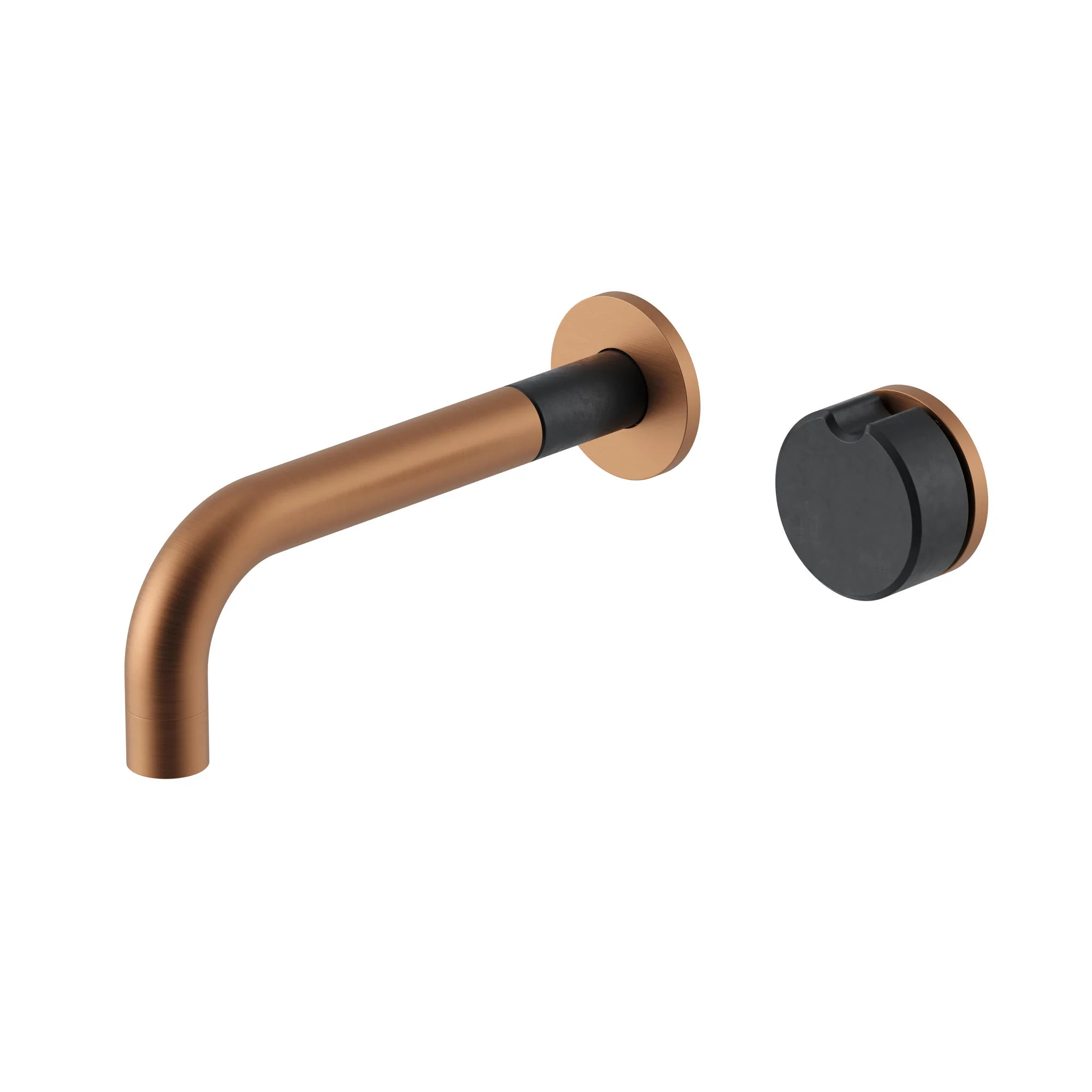 Meir X Nood Co. Alchemy Series Progressive Wall Mixer Set - Lustre Bronze x Storm