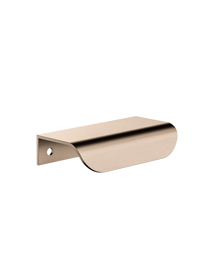 Öppen Edge-Pull 75mm Cabinet Handle (Brushed) - PVD Champagne - Image 5