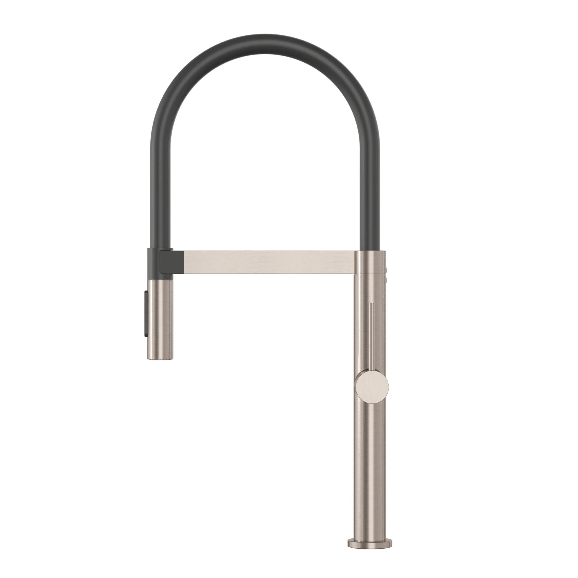 Pull Down Kitchen Mixer With Magnetic Dock - Champagne - Image 2