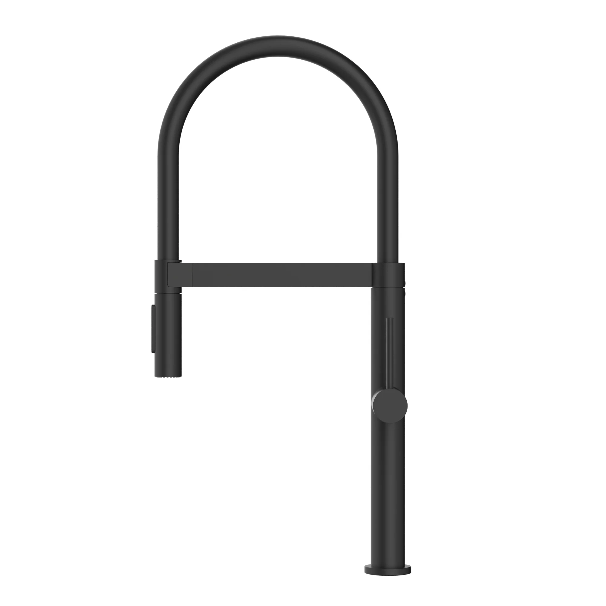 Pull Down Kitchen Mixer With Magnetic Dock - Matte Black - Image 2