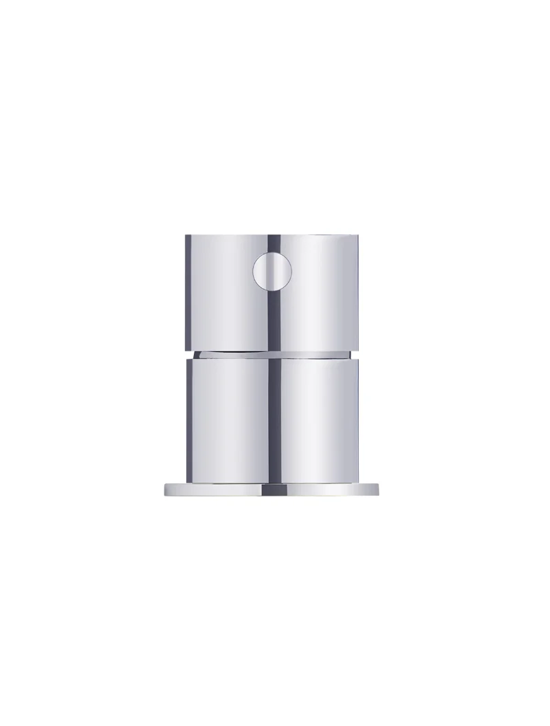 Round Deck Mounted Mixer - Polished Chrome - Image 3
