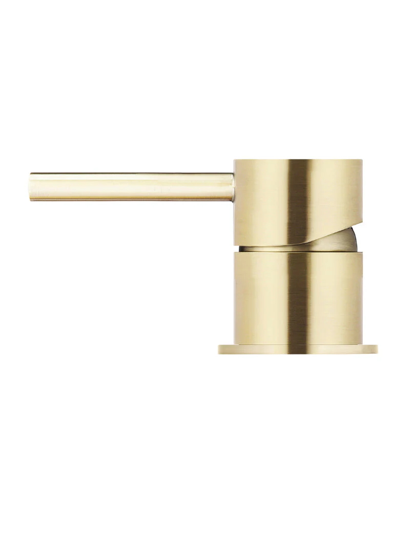 Round Deck Mounted Mixer - PVD Tiger Bronze - Image 2
