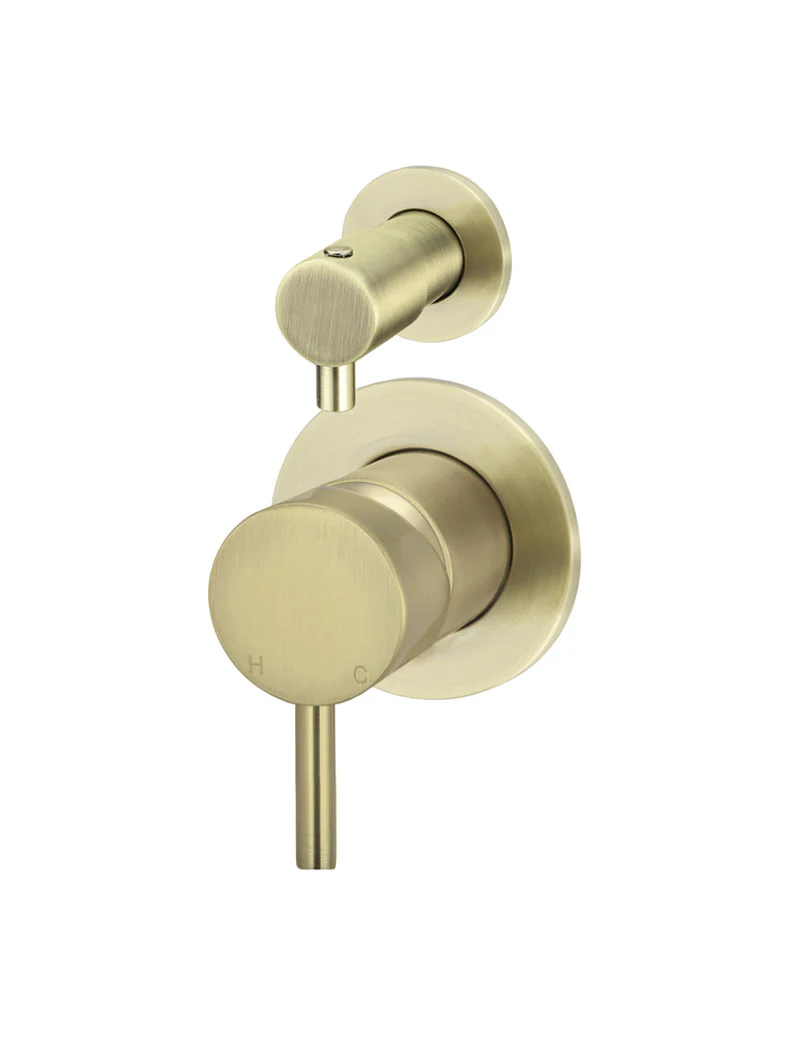 Round Diverter Mixer Trim Kit (In-wall Body Not Included) - PVD Tiger Bronze - Image 3
