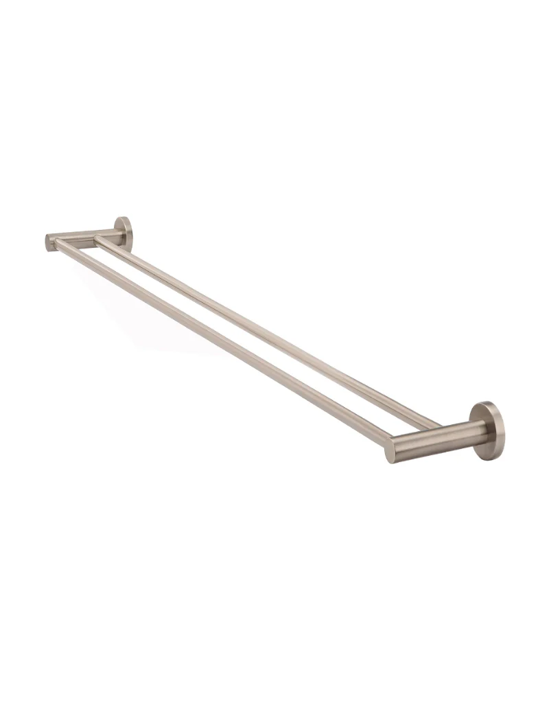 Round Double Towel Rail 900mm - Champagne - Image 5
