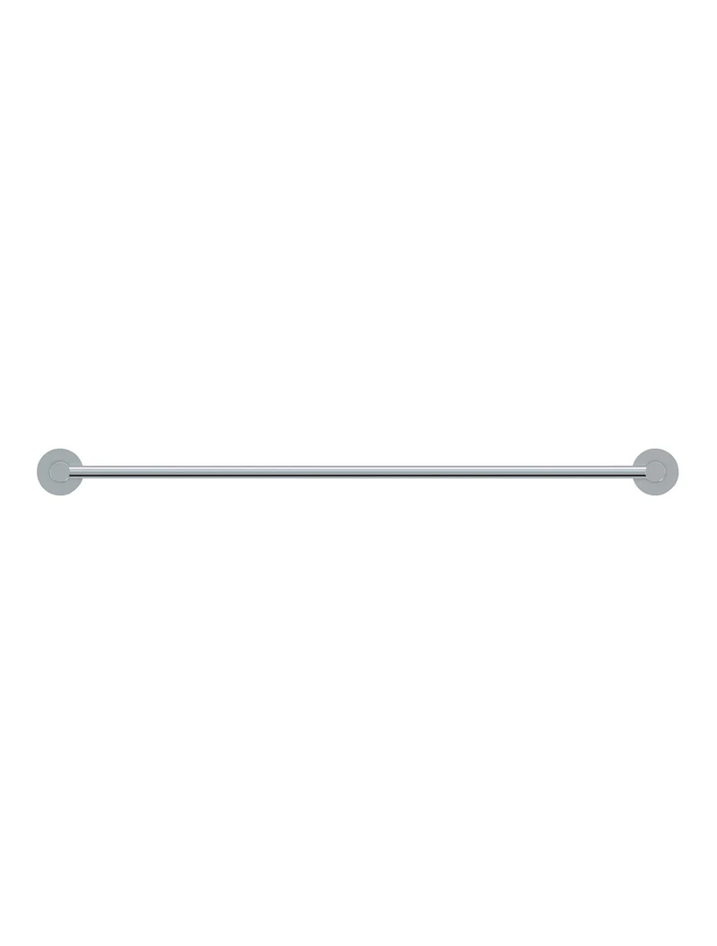 Round Double Towel Rail 600mm - Polished Chrome - Image 4