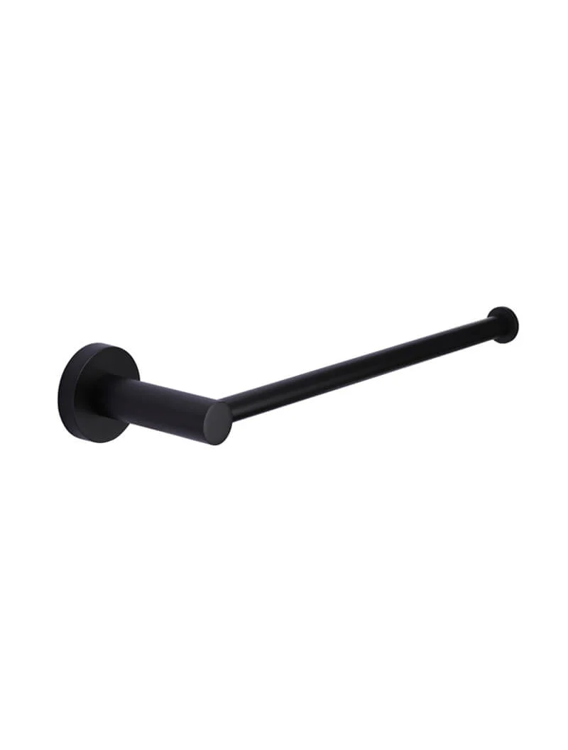 Round Guest Towel Rail - Matte Black - Image 4