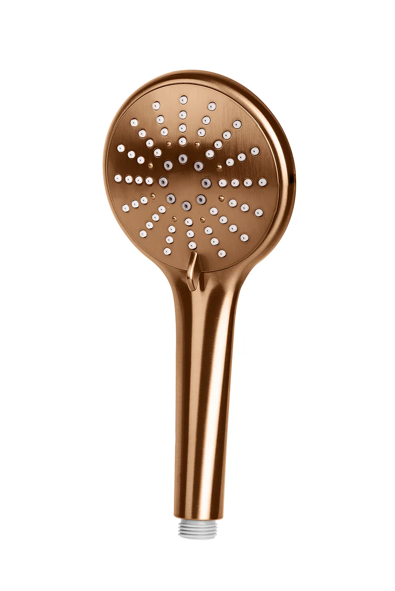 Round Hand Shower Three-Function - Lustre Bronze - Image 4