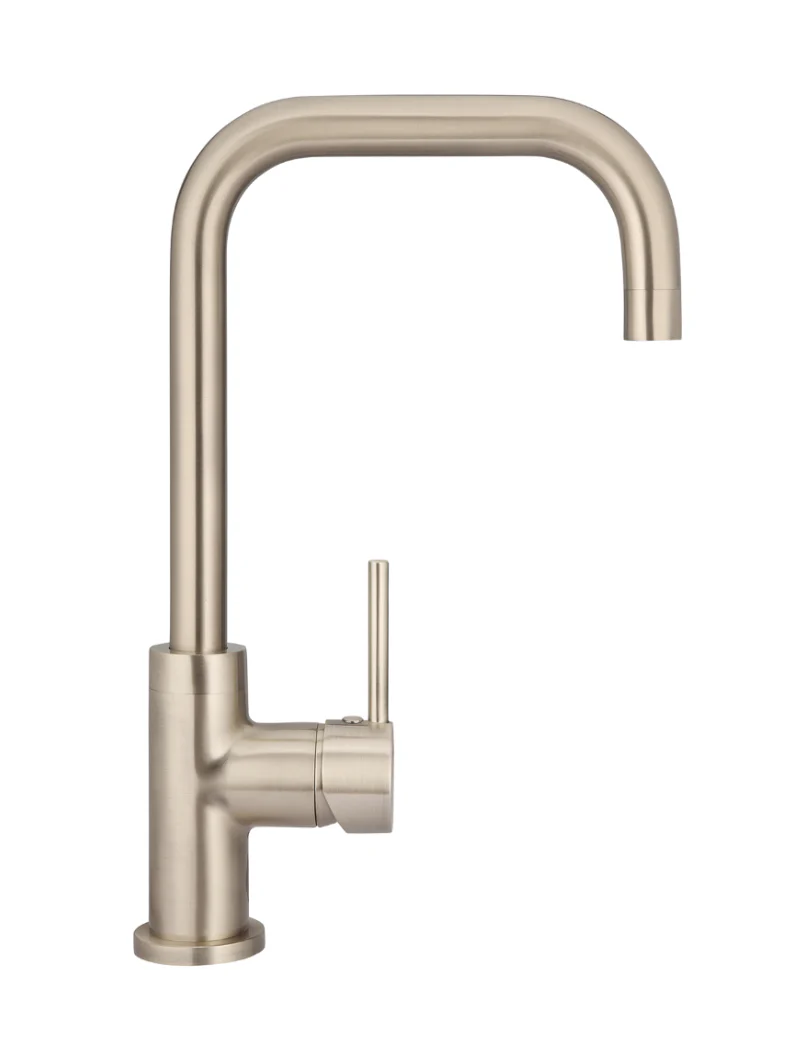 Round Kitchen Mixer Tap - Champagne - Image 11