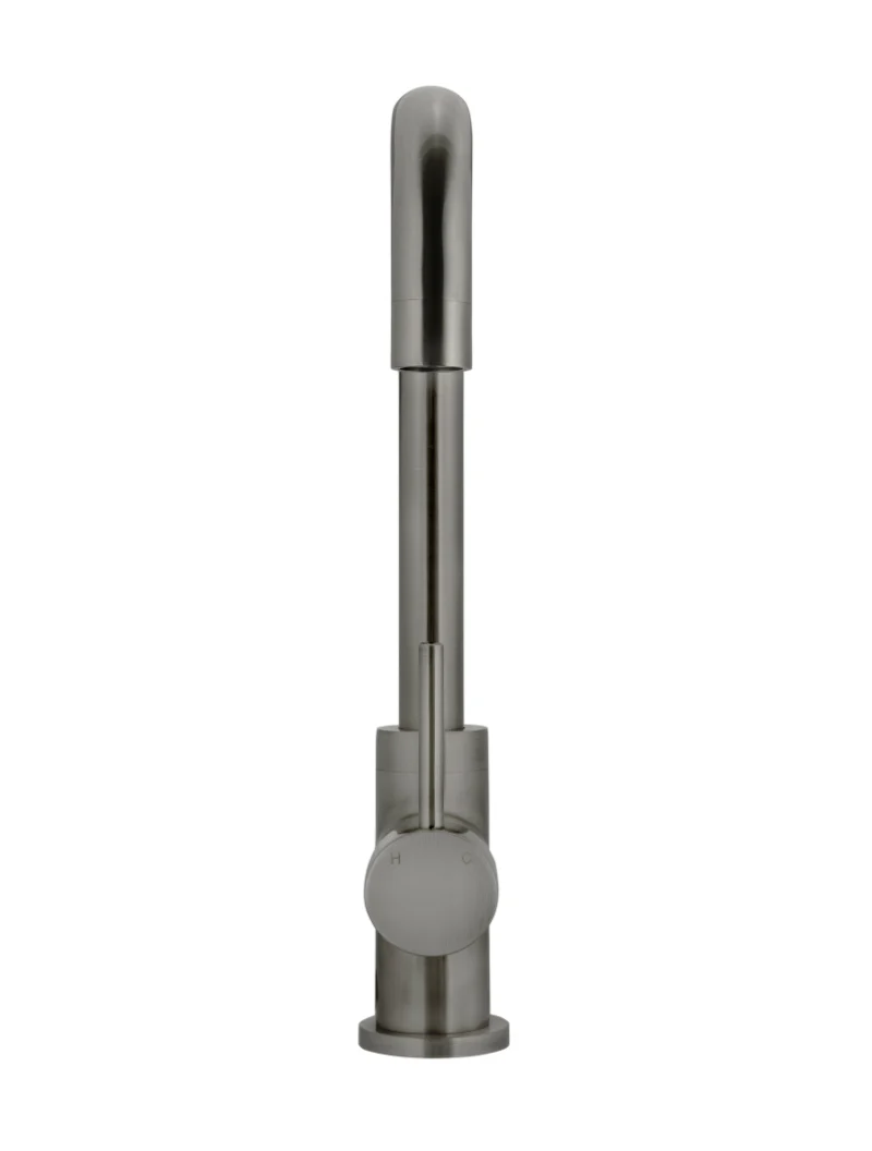 Round Kitchen Mixer Tap - Shadow Gunmetal - Image 3