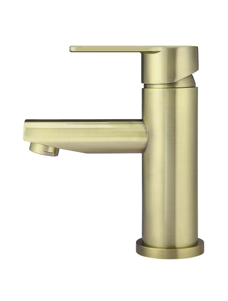Round Paddle Basin Mixer - PVD Tiger Bronze - Image 2