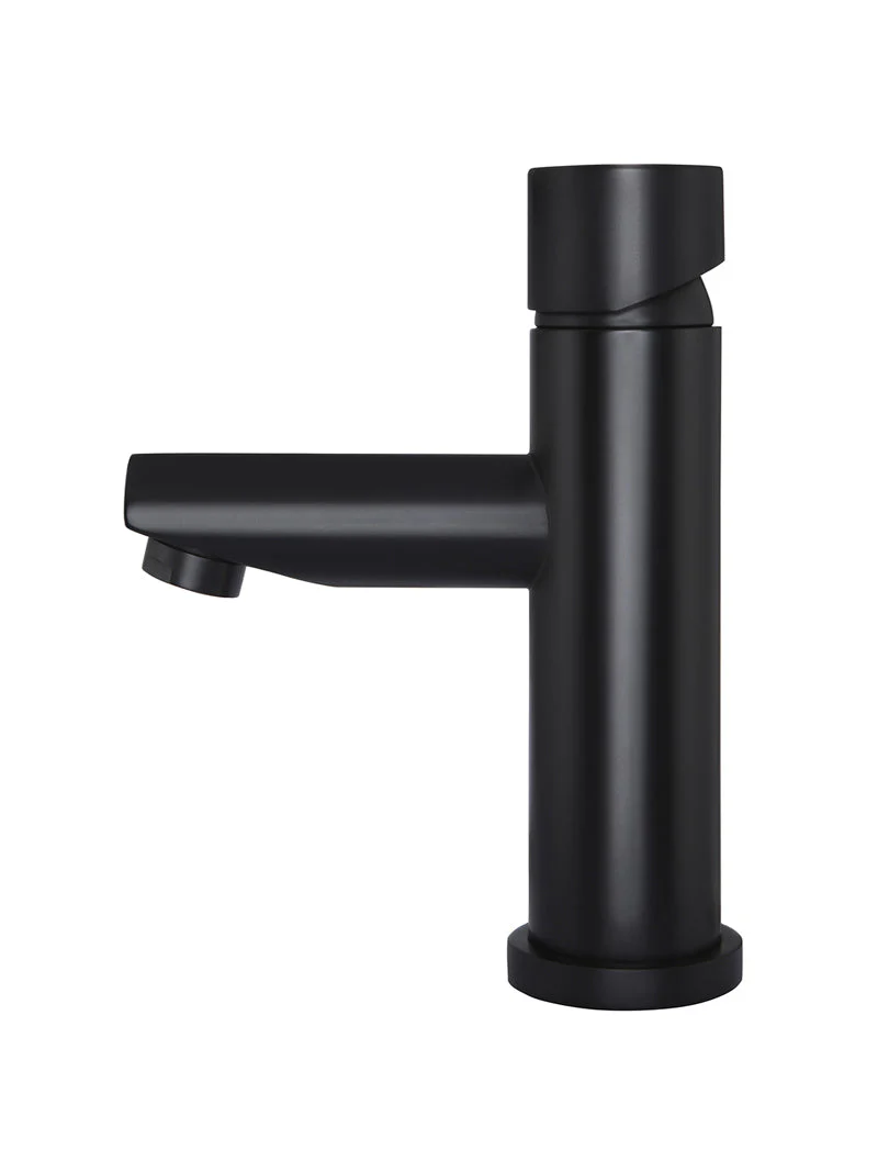 Round Pinless Basin Mixer - Matte Black - Image 2