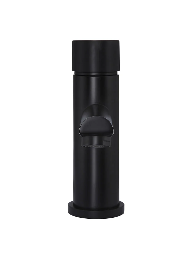 Round Pinless Basin Mixer - Matte Black - Image 3