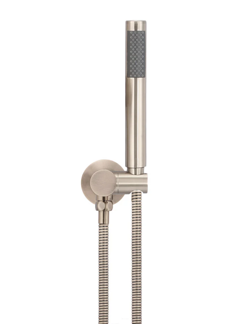 Round Shower on Swivel Bracket - Champagne - Image 2