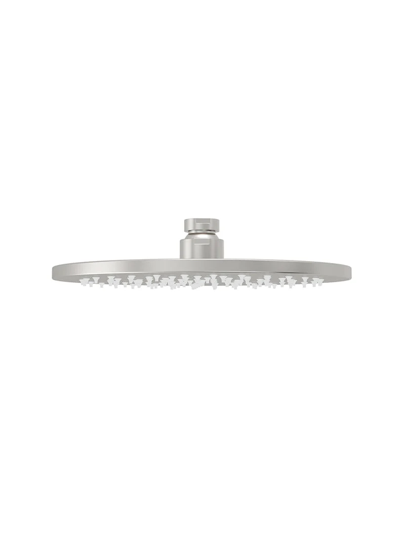 Round Shower Rose 200mm - PVD Brushed Nickel - Image 3