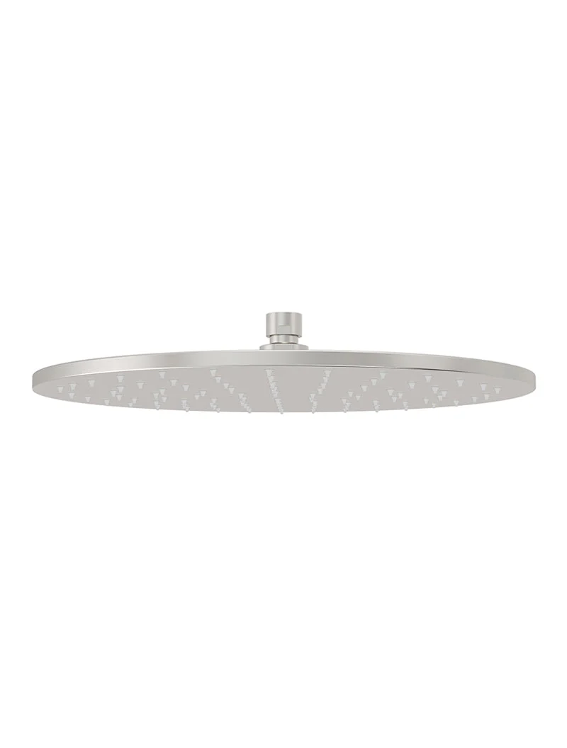 Round Shower Rose 300mm - PVD Brushed Nickel - Image 2