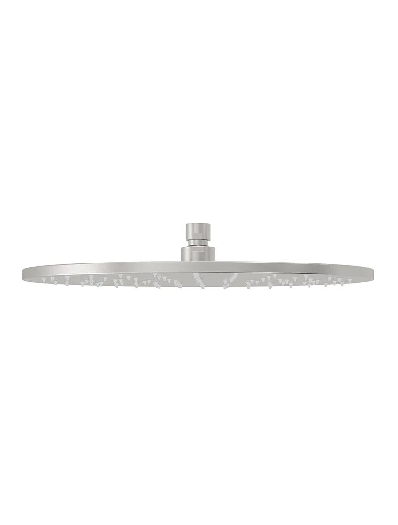 Round Shower Rose 300mm - PVD Brushed Nickel - Image 3