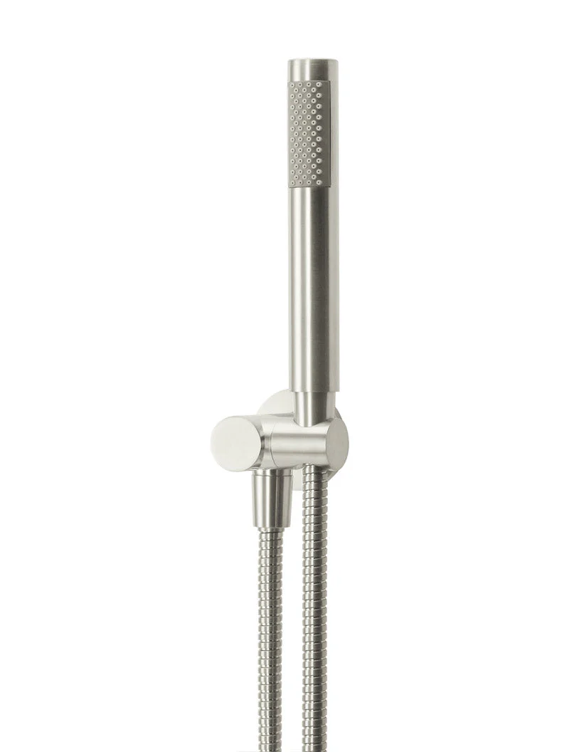 Round Shower on Swivel Bracket - PVD Brushed Nickel