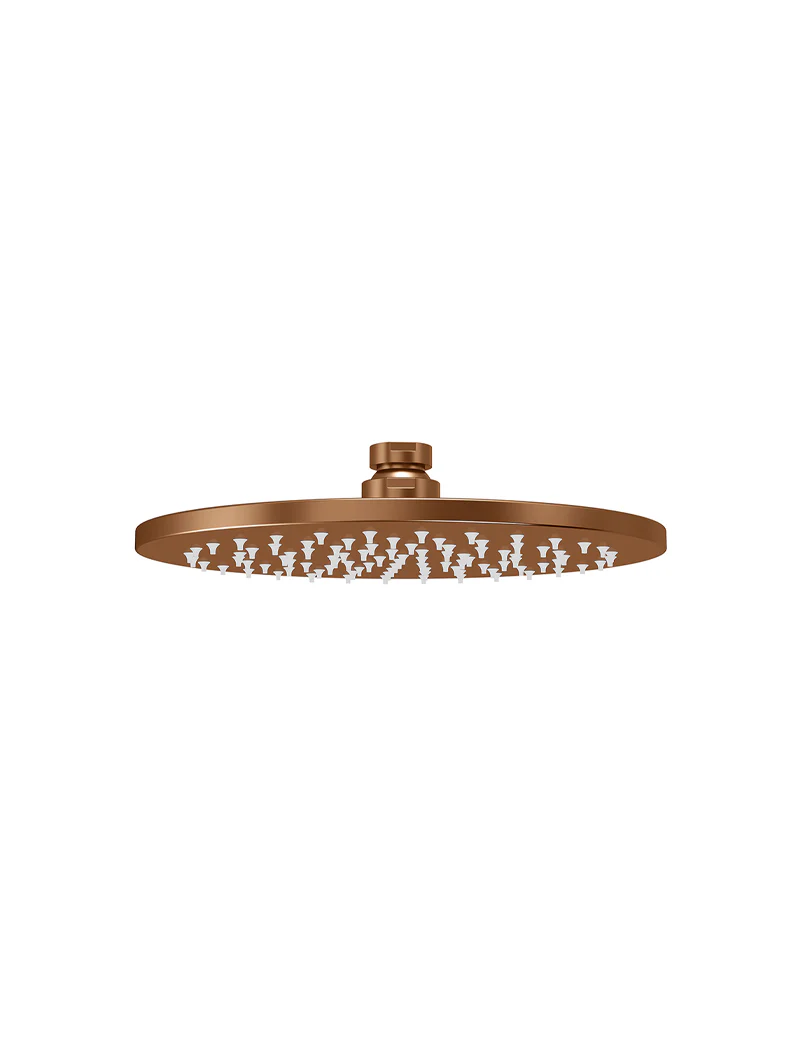 Round Shower Rose 200mm - Lustre Bronze - Image 2