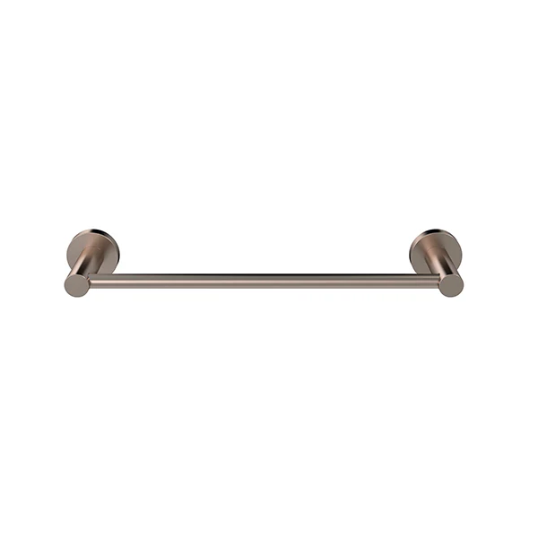 Round Single Towel Rail 300mm - Champagne - Image 2