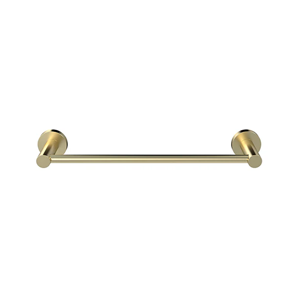 Round Single Towel Rail 300mm - PVD Tiger Bronze - Image 2