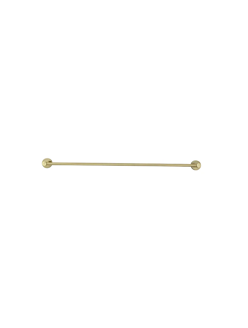 Round Single Towel Rail 600mm - PVD Tiger Bronze - Image 3