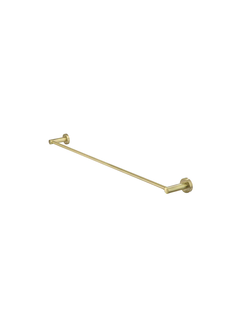 Round Single Towel Rail 600mm - PVD Tiger Bronze - Image 4
