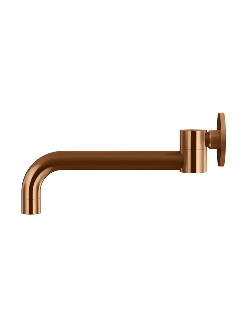 Round Swivel Wall Spout - Lustre Bronze - Image 2