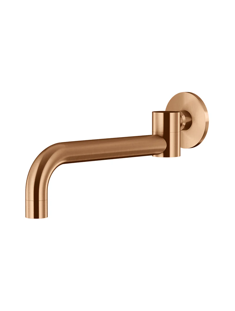 Round Swivel Wall Spout - Lustre Bronze - Image 5
