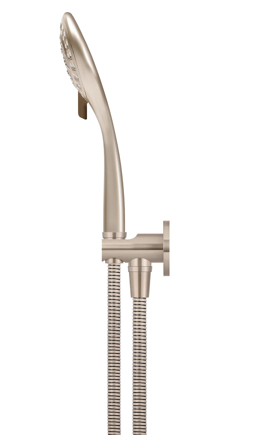 Round Three Function Hand Shower on Fixed Bracket - Champagne - Image 3