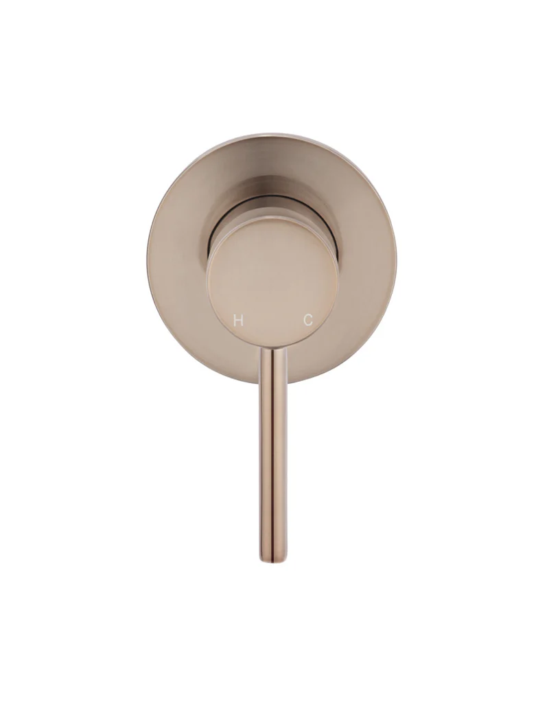 Round Wall Mixer Trim Kit (In-wall Body Not Included) - Champagne - Image 5