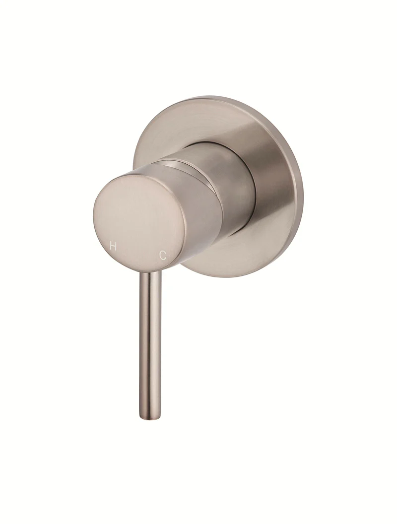 Round Wall Mixer Trim Kit (In-wall Body Not Included) - Champagne - Image 6